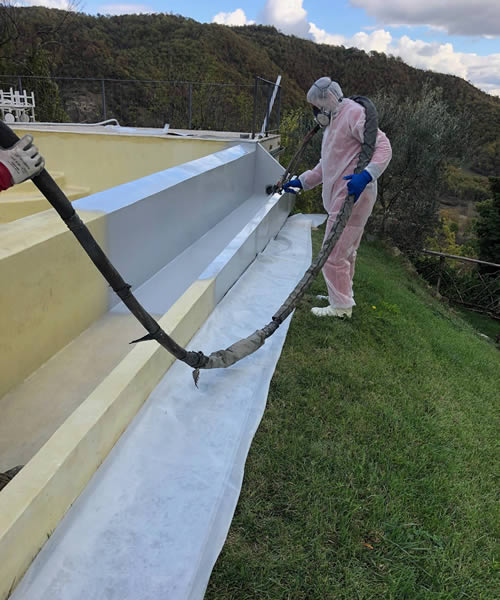 Rivestimenti con poliurea a spruzzo BTA